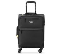 Delsey Paris Trolley Maubert 2.0 – 4 Rollen Kabinentrolley 55 cm, Kunstfaser, Dehnfalte, Schwarz