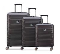 Delsey Paris Meteor 4 Rollen Kofferset 3-teilig mit Dehnfalte capuccino (TAS014684)