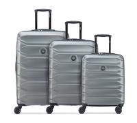 Delsey Paris Meteor 4 Rollen Kofferset 3-teilig mit Dehnfalte grau