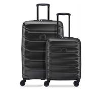 Delsey Paris Meteor 4 Rollen Kofferset 2-teilig mit Dehnfalte schwarz