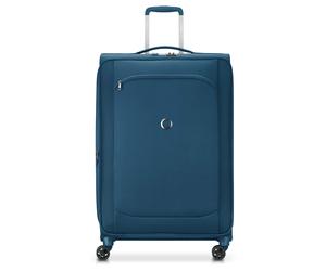 Delsey Paris Montmartre Air 2.0 - 4-Rollen-Trolley 77 cm erw. (recycelt) (blau)