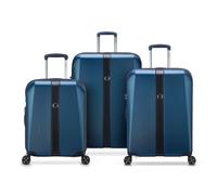 DELSEY Promenade Hard 2.0 Expandable 4 Double Rolls Trolley L / M / S Blue 