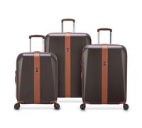 DELSEY Promenade Hard 2.0 Expandable 4 Double Rolls Trolley L / M / S Chocolate 