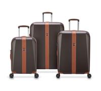 DELSEY Promenade Hard 2.0 Expandable 4 Double Rolls Trolley L / M / S Chocolate 
