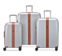 DELSEY PARIS Promenade Hard 2.0 Expandable 4 Double Rolls Trolley L / M / S Silver