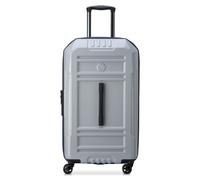 Delsey Paris Rempart 4-Rollen Trolley 73 cm mit Dehnfalte silberfarben