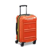 DELSEY PARIS Rempart Hartschalengepäck erweiterbar mit Spinnrollen, Orange/Abendrot im Zickzackmuster (Sunset Chevron), Carry-On 19 Inch, Rempart Hartschalengepäck, erweiterbar, mit Spinnrollen
