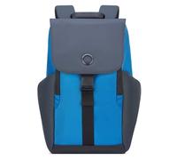 Delsey Paris Securflap Rucksack RFID 45 cm Laptopfach blau