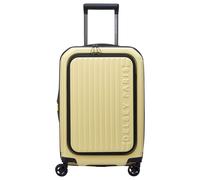 Delsey Paris Securitime - 4-Rollen-Kabinentrolley S 55 cm erw. - blassgelb