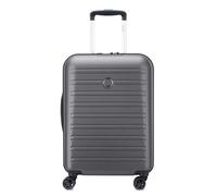 Delsey Paris Segur 2.0 Slim Line 4-Rollen Trolley grau, Polycarbonat, 40 x 55 x 20cm