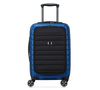 Delsey Kabinentrolley Shadow 5.0, 4-Rollen, erweiterbar, USB, Laptopfach, Vordertasche, 55 cm, Blau