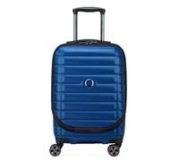 Delsey Shadow 5.0 Cabin Trolley Front Pocket 55 Expandable blue