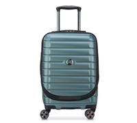 Delsey Shadow 5.0 Cabin Trolley Front Pocket 55 Expandable green