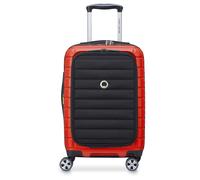 Delsey Paris Shadow 5.0 - 4-Rollen-Kabinentrolley mit Vordertasche S 55 cm erw. USB (intensives rot)