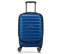 Delsey Paris Shadow 5.0 4-Rollen Kabinentrolley 55 cm Laptopfach mit Dehnfalte blau