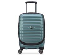 Delsey Shadow 5.0 Cabin Trolley Front Pocket 55 Expandable green