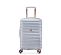 DELSEY Paris - Shadow 5.0 - Ausziehbarer Koffer mit starrer Kabine - 55x35x23 cm - 35 Liter - S - Platin
