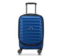 Delsey Paris Shadow 5.0 4-Rollen Kabinentrolley 55 cm Laptopfach mit Dehnfalte blau (TAS012340) blau