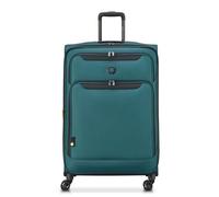 DELSEY Paris Sky Max 2.0 Duffle Handgepäcktasche, Blaugrün, Blau, Checked-Large, 28 Inch, Sky Max Softside Erweiterbares Gepäck mit Spinnrollen