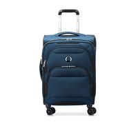 DELSEY Paris Sky Max 2.0 Softside Erweiterbares Gepäck mit Spinnrollen, Blau, Carry-on 21 Inch