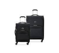 DELSEY PARIS Sky Max 2.0 Softside Erweiterbares Gepäck mit Spinnrollen, Schwarz, 2-Piece Set (21/28), Sky Max 2.0 Softside Erweiterbares Gepäck mit Spinnrollen