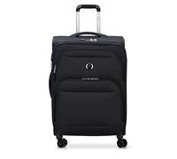 DELSEY Paris Sky Max 2.0 Softside Erweiterbares Gepäck mit Spinnrollen, Schwarz, Checked-Large, 28 Inch