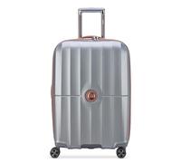 DELSEY Paris St. Tropez Hardside Erweiterbares Gepäck mit Spinner-Rädern, Grau (Graphite//Nature's Delight), Checked-Medium 24 Inch, St. Tropez Hartschalengepäck, erweiterbar, mit Rollen