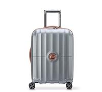 Delsey Paris Carrousel Slim Line 4-Rollen Trolley platin, Polycarbonat, 40 x 55 x 20cm