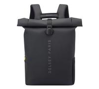 Delsey Paris Turenne Soft Rucksack RFID Schutz 46 cm Laptopfach schwarz (TAS027016) schwarz