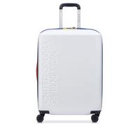 Delsey Paris x United Colors of Benetton 4-Rollen Trolley 66 cm white (TAS031461) weiss