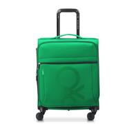 DELSEY Paris x United Colors of Benetton - Farbblock - Koffer mit flexiblem Ladevorgang 66 cm x 45 cm x 29 cm - 69 l - L, grün, Large, Trolley Case/Upright