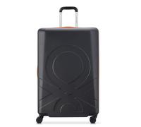 DELSEY Paris x United Colors of Benetton - Hergestellt - Hartschalenkoffer 75 cm x 50 cm x 32 cm - 104 l - XL, Schwarz, extra-Large, Trolley Case/Upright