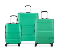 Delsey Paris Delsey ParisxUnited Colors of Benetton Now Hardside 4 Rollen Kofferset 3-teilig green (TAS031443) gruen