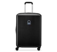 Delsey Paris x United Colors of Benetton UCB Hardside 4-Rollen Trolley 66 cm black (TAS031451) schwarz