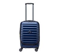 Delsey Shadow 5.0 Cabin Trolley Front Pocket 55 Expandable blue