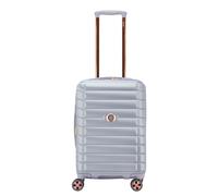 DELSEY Paris - Shadow 5.0 - Ausziehbarer Koffer mit starrer Kabine - 55x35x23 cm - 35 Liter - S - Platin