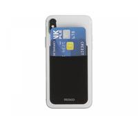 Deltaco Adhesive Card Holder - Schwarz Kreditkartenhalter für Smartphone