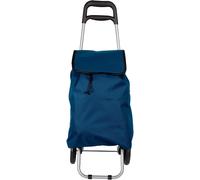 Deluxa Shopping Trolley Einkaufswagen, blau, 1 Stück