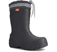 DEMAR EVA federleichte Kinder Gummistiefel mit Stulpe gefüttert MAMMUT-S (28/29, graphit)