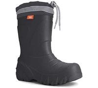 DEMAR. Eva federleichte Kinder Gummistiefel mit Stulpe gefüttert Mammut-S, Graphit, 36/37 EU