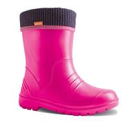DEMAR. federleichte Kinder EVA Gummistiefel gefüttert Dino (24/25, pink)