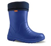 Demar Gummistiefel Dino – federleichte EVA, gefüttert, Kinder – 28/29 dunkelblau