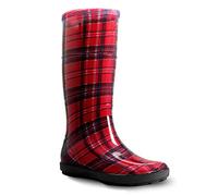 DEMAR Gummistiefel Regenstiefel Hawai Lady (36, Karo rot)