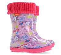 demar. Kinder Gummistiefel gefüttert Hawai LUX Unicorn pony (numeric_24)