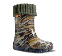 DEMAR Kinder Gummistiefel Regenschuhe mit Einlage Stormer Tarnfarben Gefüttert 20/21