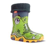 DEMAR Kinder Gummistiefel gefüttert STORMER LUX (Size 24/25 EU) Krokodil
