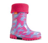 DEMAR Kinder Gummistiefel gefüttert Twister LUX (22/23, Herzen)