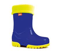demar. Kinder Gummistiefel gefüttert TWISTER LUX FLUO (22/23, blau)