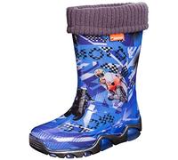 demar. Kinder Mädchen Jungen Gummistiefel gefüttert Regenstiefel, Motorräder, 30/31 EU