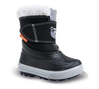 DEMAR Kinder Winterstiefel mit WOLLE gefüttert BEAR (22/23, schwarz/grau)